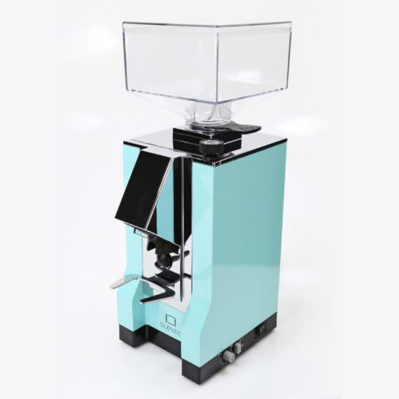 mintfarbene Kaffeemühle Eureka Mignon silenzio