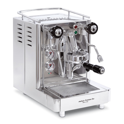 silberne Siebträgermaschine Quick Mill Andreja Premium