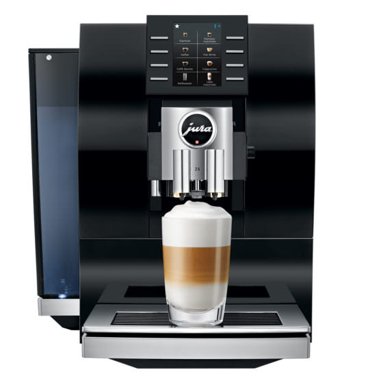 Kaffeevollautomat der Marke Jura in schwarz